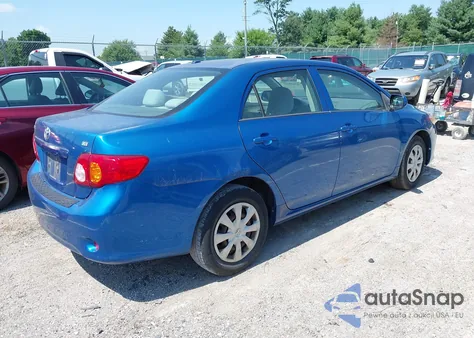 2009 Toyota Corolla Le z USA, uszkodzony, nr VIN JTDBL40E69J021641